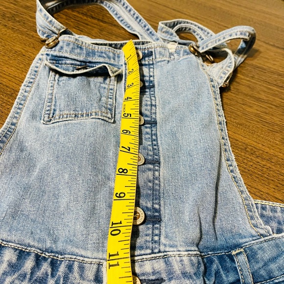 Hollister Light Blue Denim Overalls - Picture 8 of 9